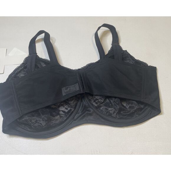 Goddess Bra Underwire Black Lace Size 46 FF 46FF GD0106BK New NWT - Picture 4 of 6
